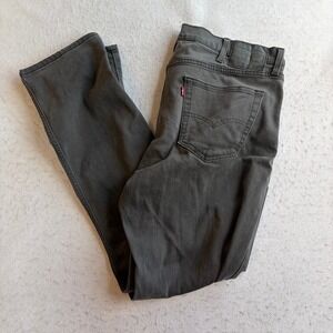 Levi Strauss & Co Performance Jeans Mens W40 L32 Gray Straight Leg‎